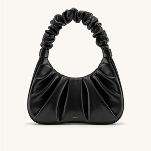 JW Pei Gabbi Ruched Hobo Handbag - Black